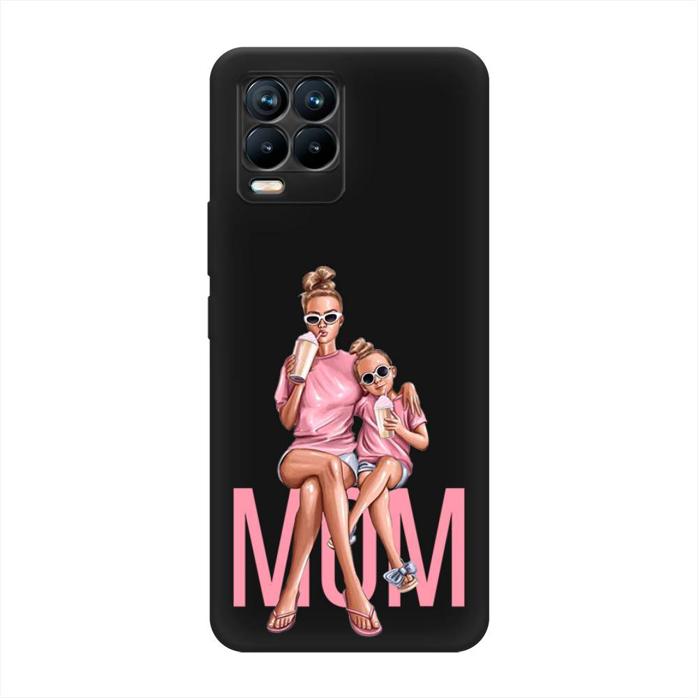 фото Матовый силиконовый чехол "lovely mom" на realme 8 pro awog