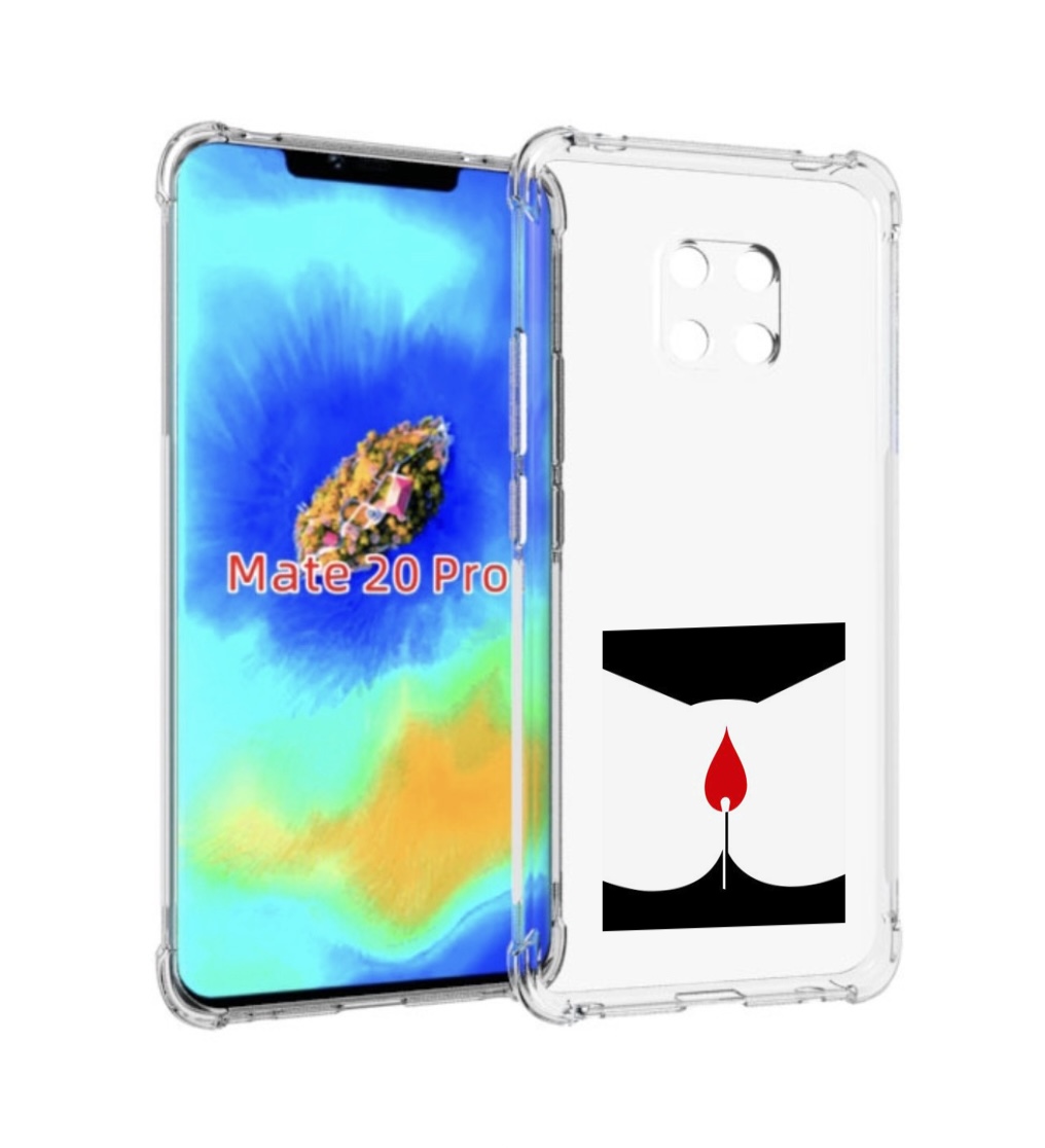 

Чехол MyPads спичка горит для Huawei Mate 20 Pro/Mate 20 RS 6.39, Прозрачный, Tocco