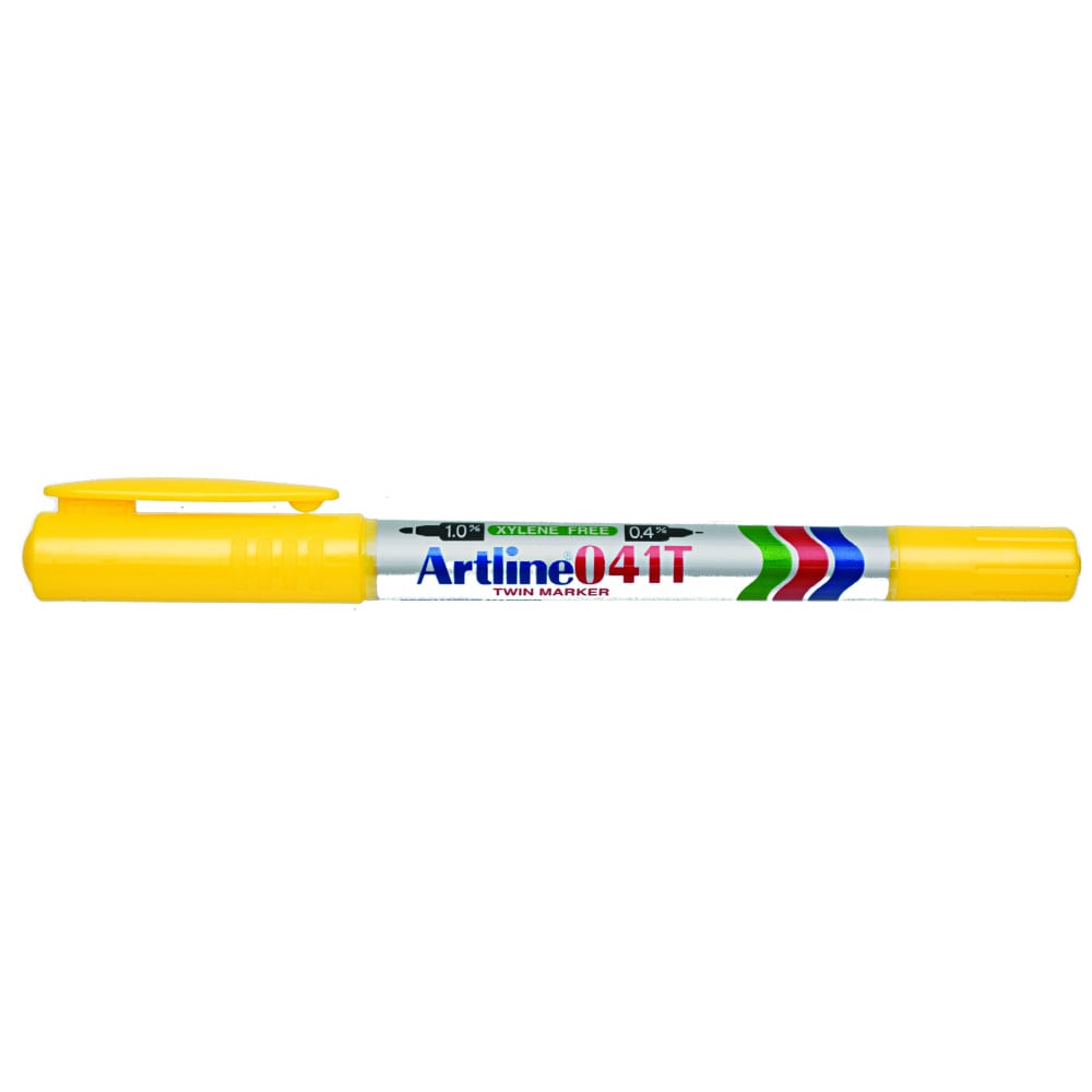 Перманентный двухсторонний маркер Artline Twin Marker