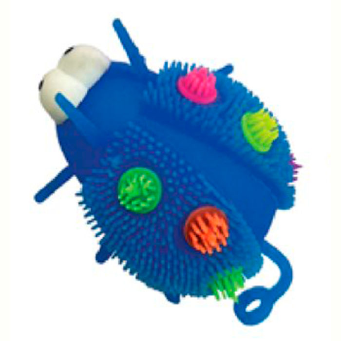 игрушка-антистресс 1Toy Йо-Ёжик Насекомые, 10х7 cм, синий игрушка антитресс 1toy йо ёжик жёлтый тролль со светом