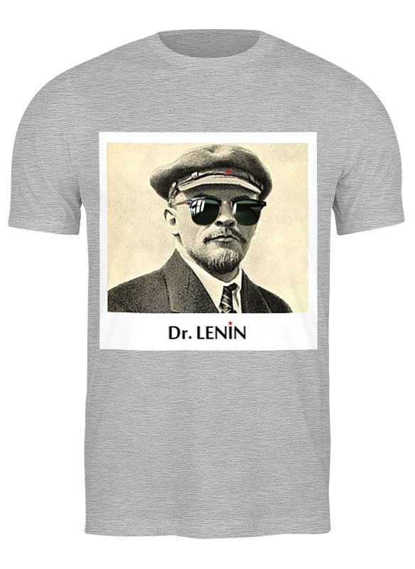

Футболка женская Printio Dr. lenin серая M, Серый, Dr. lenin