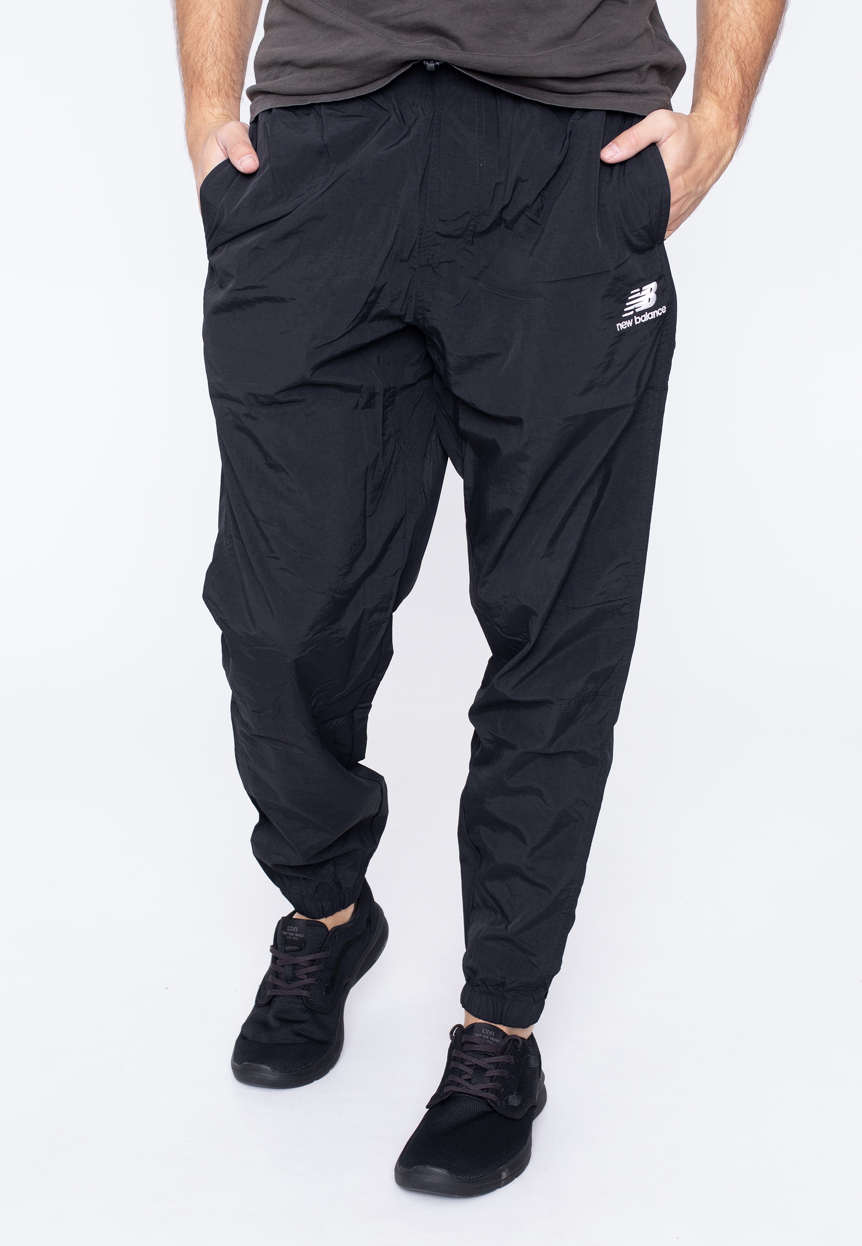 фото Спортивные брюки мужские new balance mp13500 черные xl