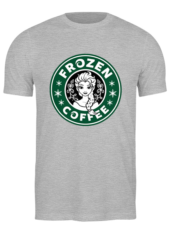 

Футболка мужская Printio Frozen coffee серая S, Серый, Frozen coffee
