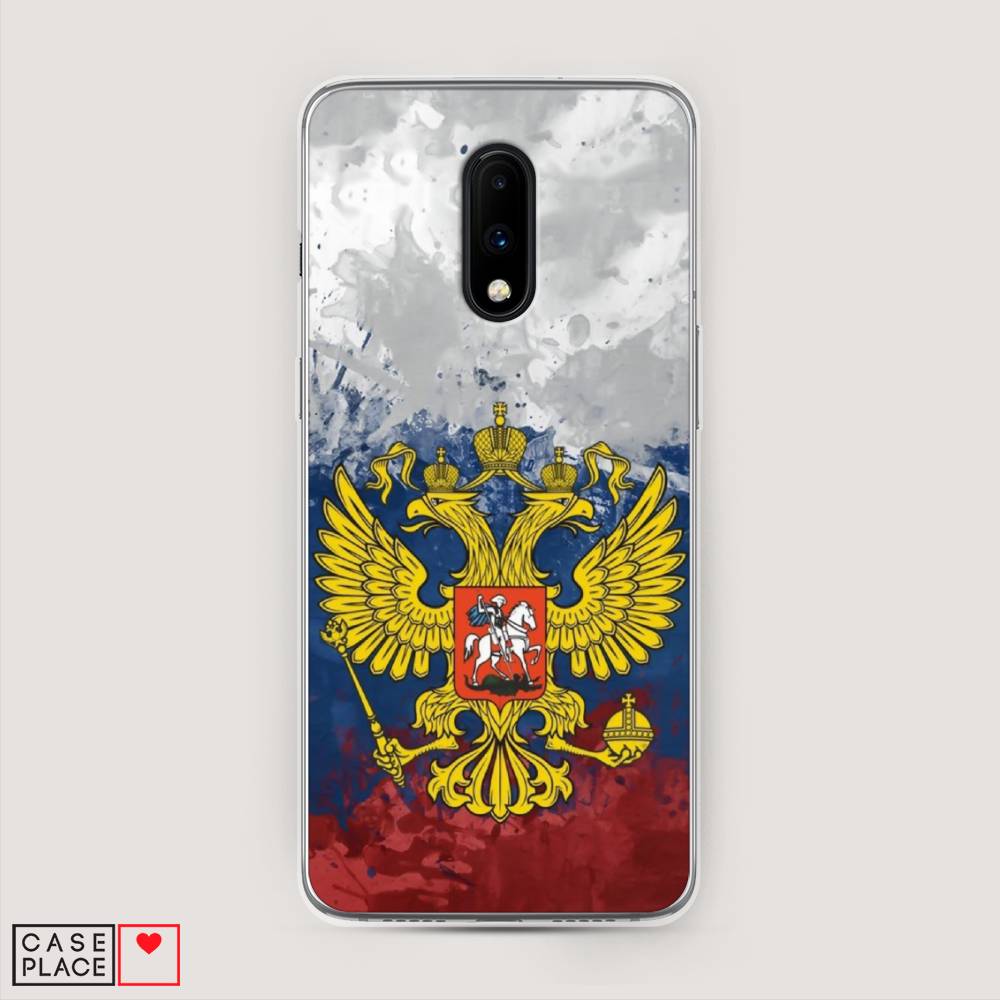 

Чехол Awog на OnePlus 7 / ВанПлас 7 "РФ", Белый;синий;красный, 150750-5