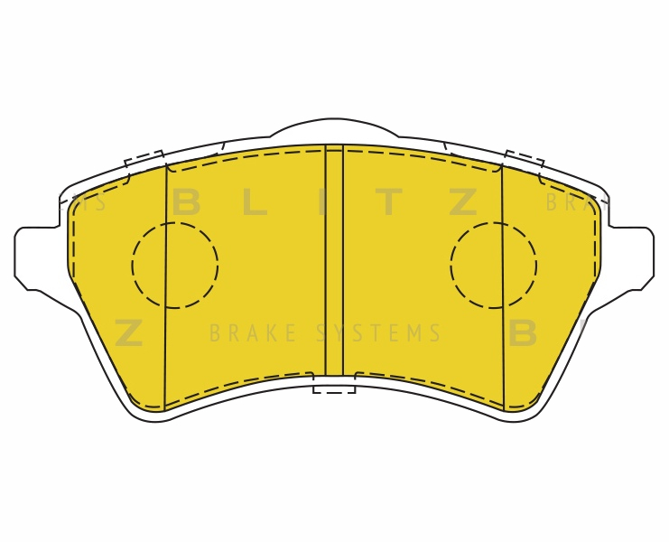 

Тормозные колодки BLITZ дисковые BB0550