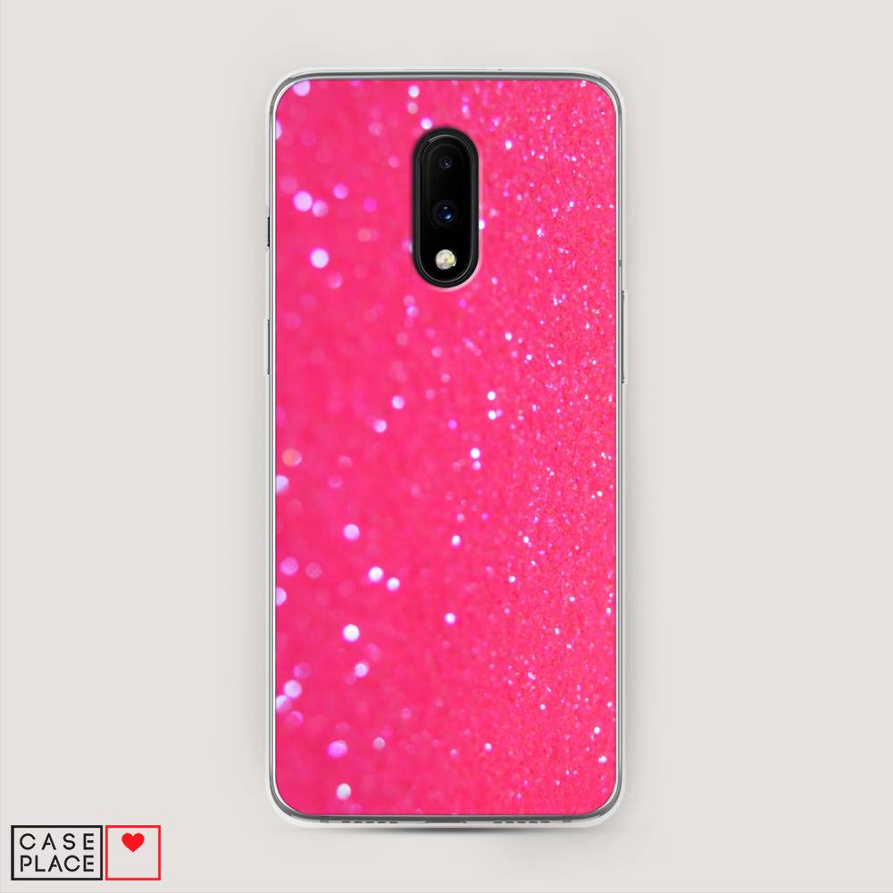 

Чехол Awog "Малиновые блестки рисунок" для OnePlus 7