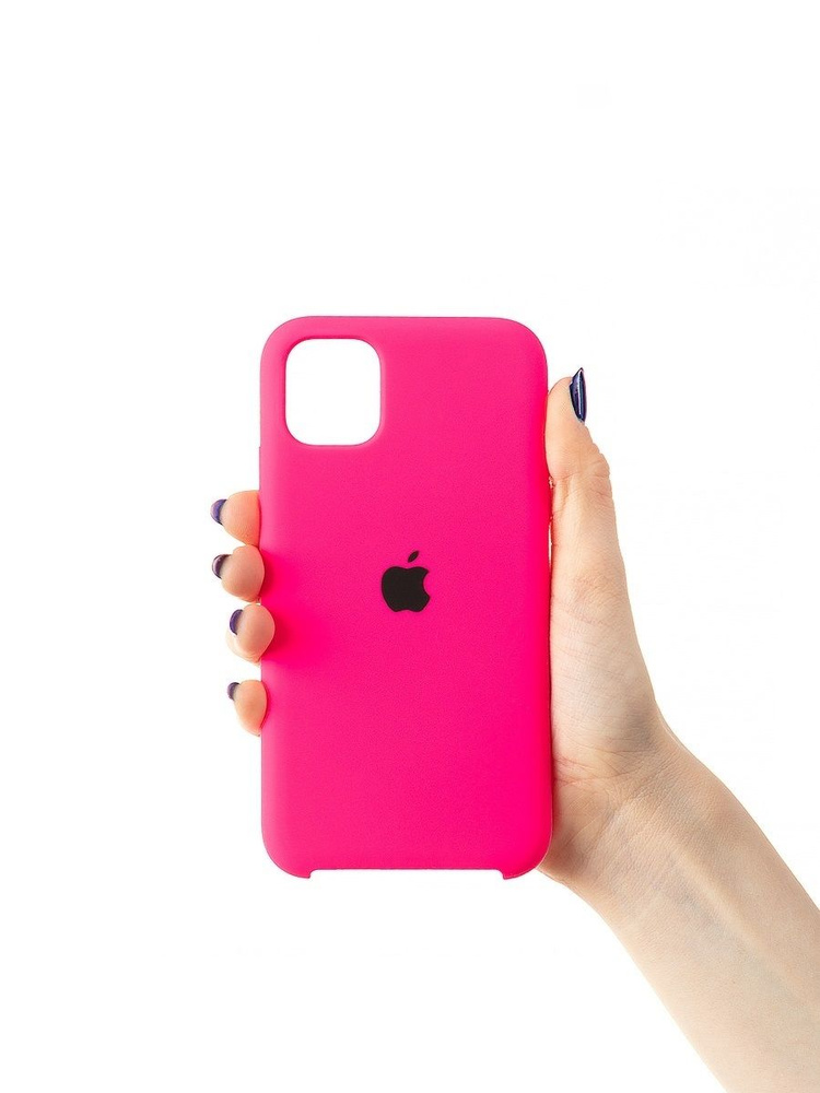 

Чехол для Apple iPhone 11 Pro Max Silicone Case (Розовая фуксия), Розовый, Чехол для Apple iPhone 11 Pro Max