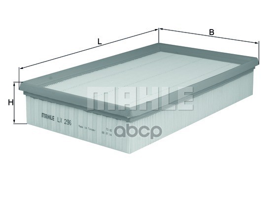 

Воздушный фильтр Mahle/Knecht для Audi 100 C4 90-94, 80 B4 91-96, A6 C4 94 LX296