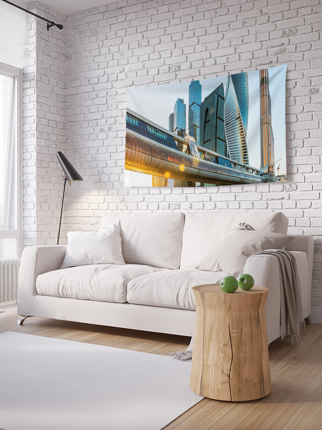 

Горизонтальное фотопанно JoyArty Архитектура будущего, из ткани, 100х150 см