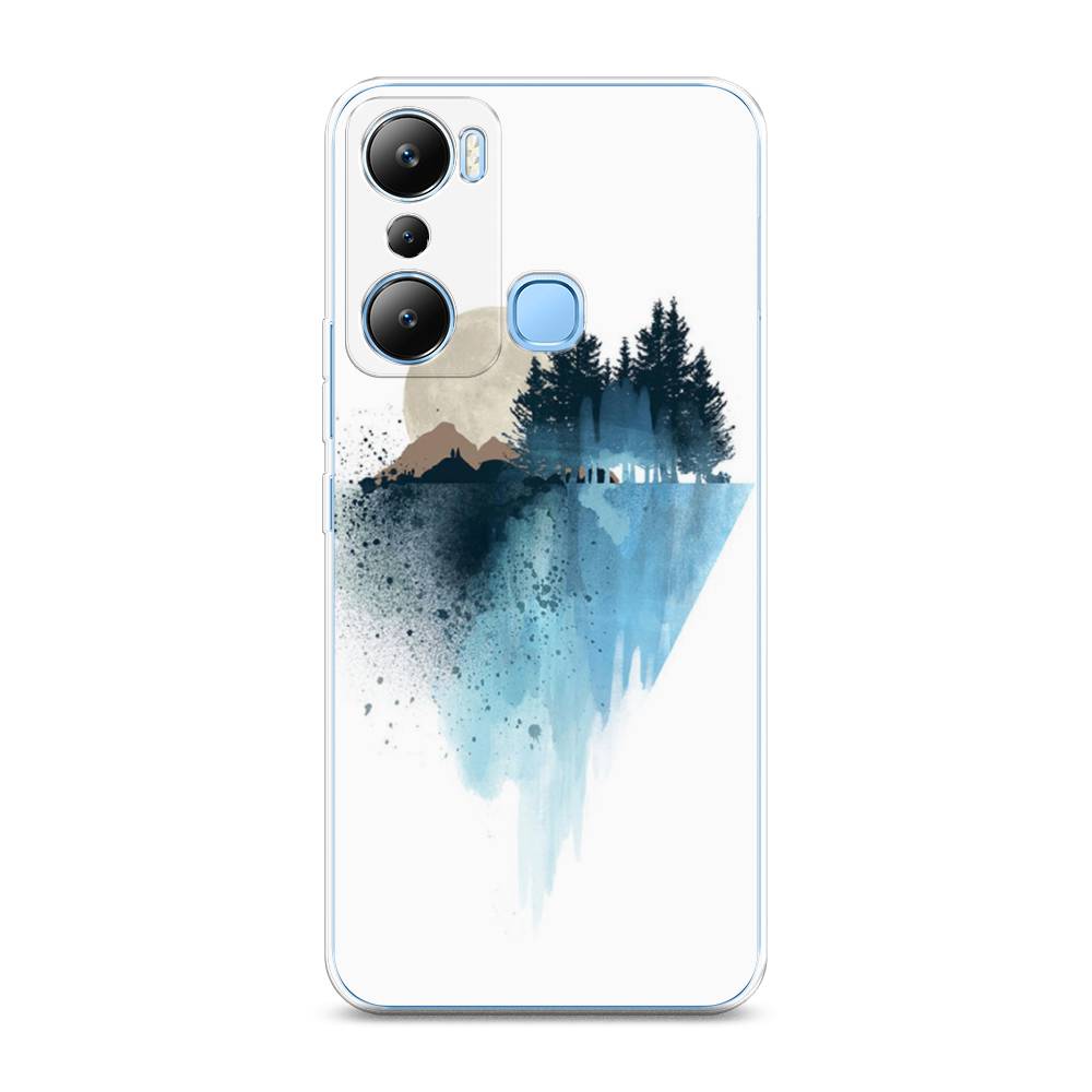 

Чехол Awog на Infinix HOT 20i "Горы 5", Голубой, 3102950-4