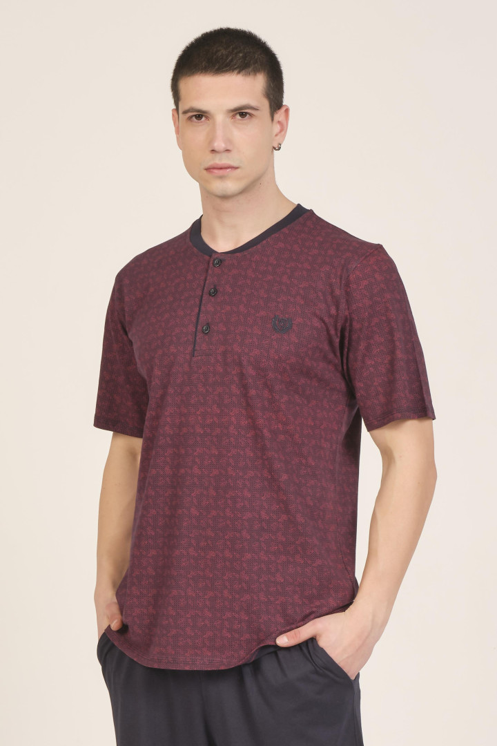

Пижама мужская K Shop Kocabey.P-095 бордовая XL (товары доставляются из-за рубежа), Kocabey.P-095