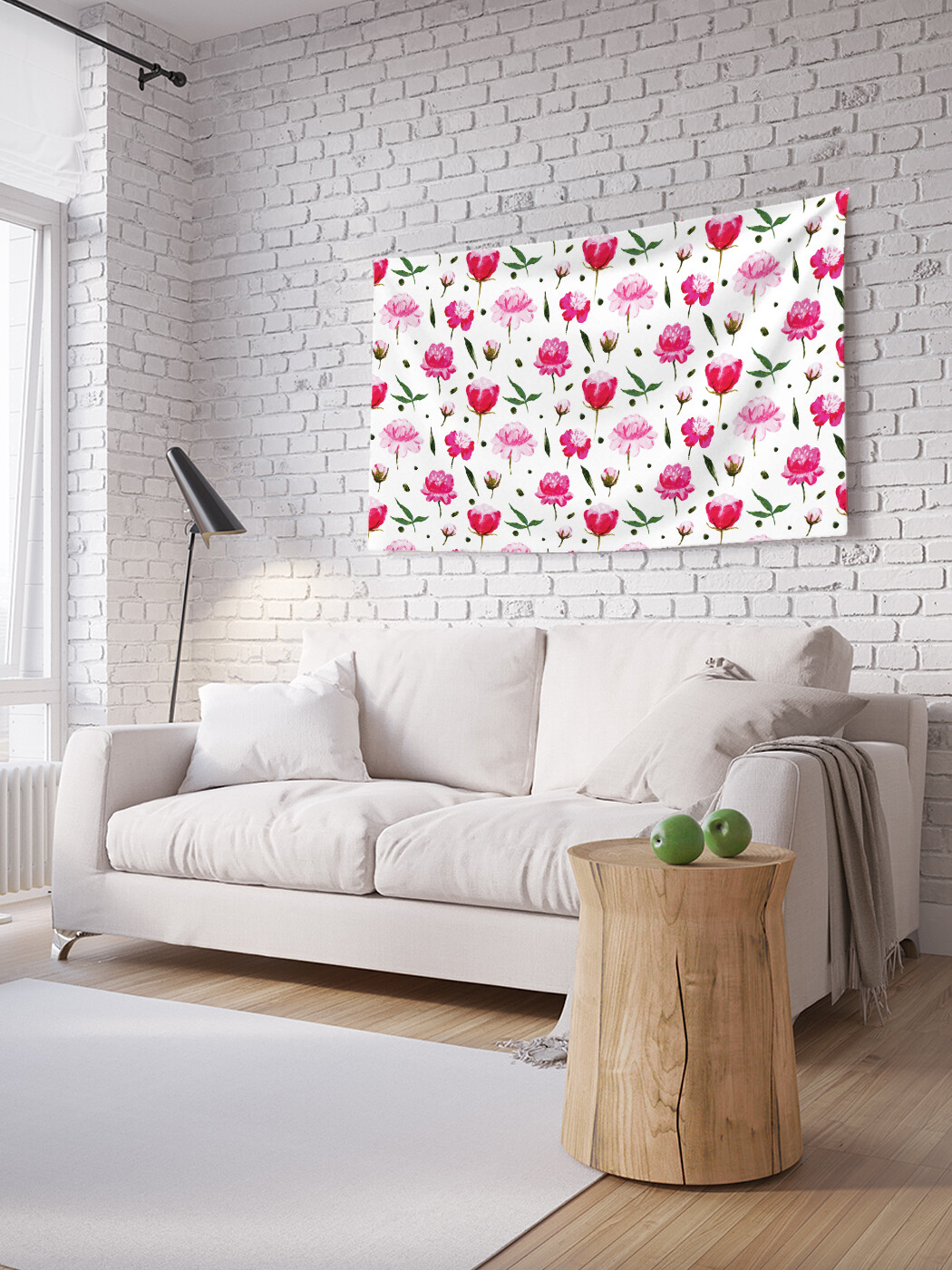 

Горизонтальное фотопанно JoyArty Акварельные соцветия, из ткани, 100х150 см