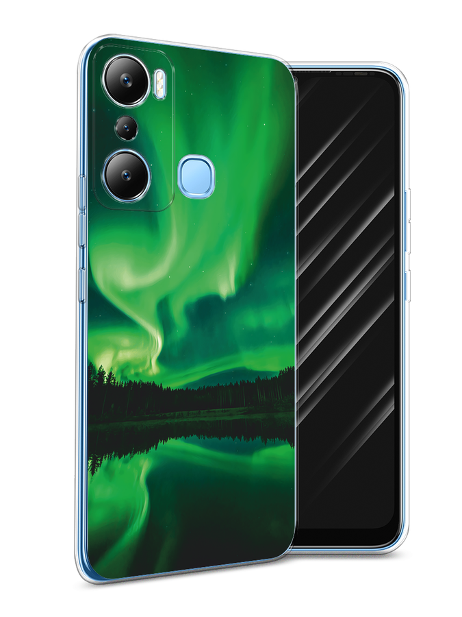 

Чехол Awog на Infinix HOT 20i "Ночные пейзажи 7", Зеленый;черный, 3102950-4