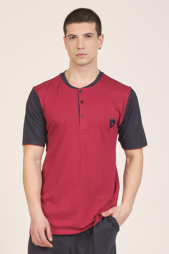 

Пижама мужская K Shop Güneri.P-041 бордовая M (товары доставляются из-за рубежа), Güneri.P-041