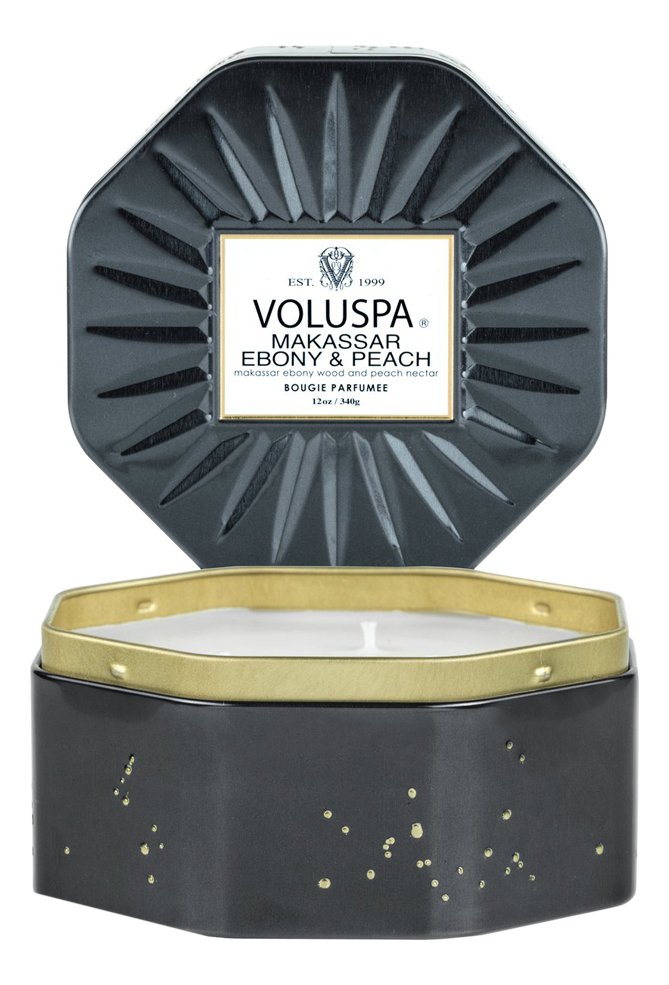 

VOLUSPA Ароматическая свеча Makassar Ebony & Peach (черное дерево и персик), 115032