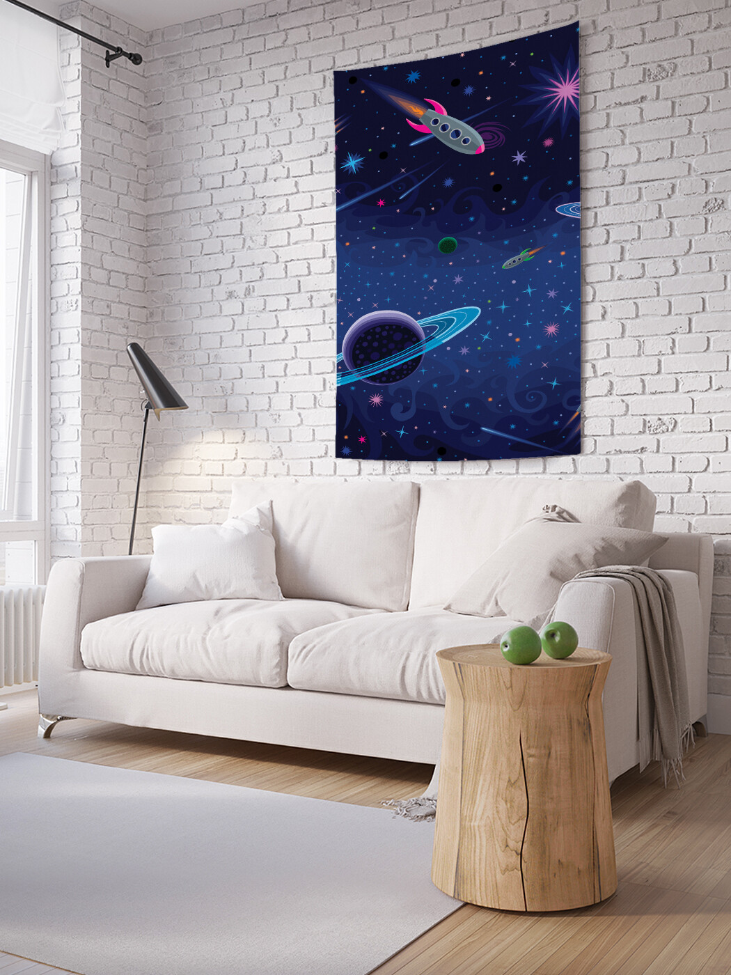 

Вертикальное фотопанно JoyArty На космической глубине, из ткани, 150х200 см