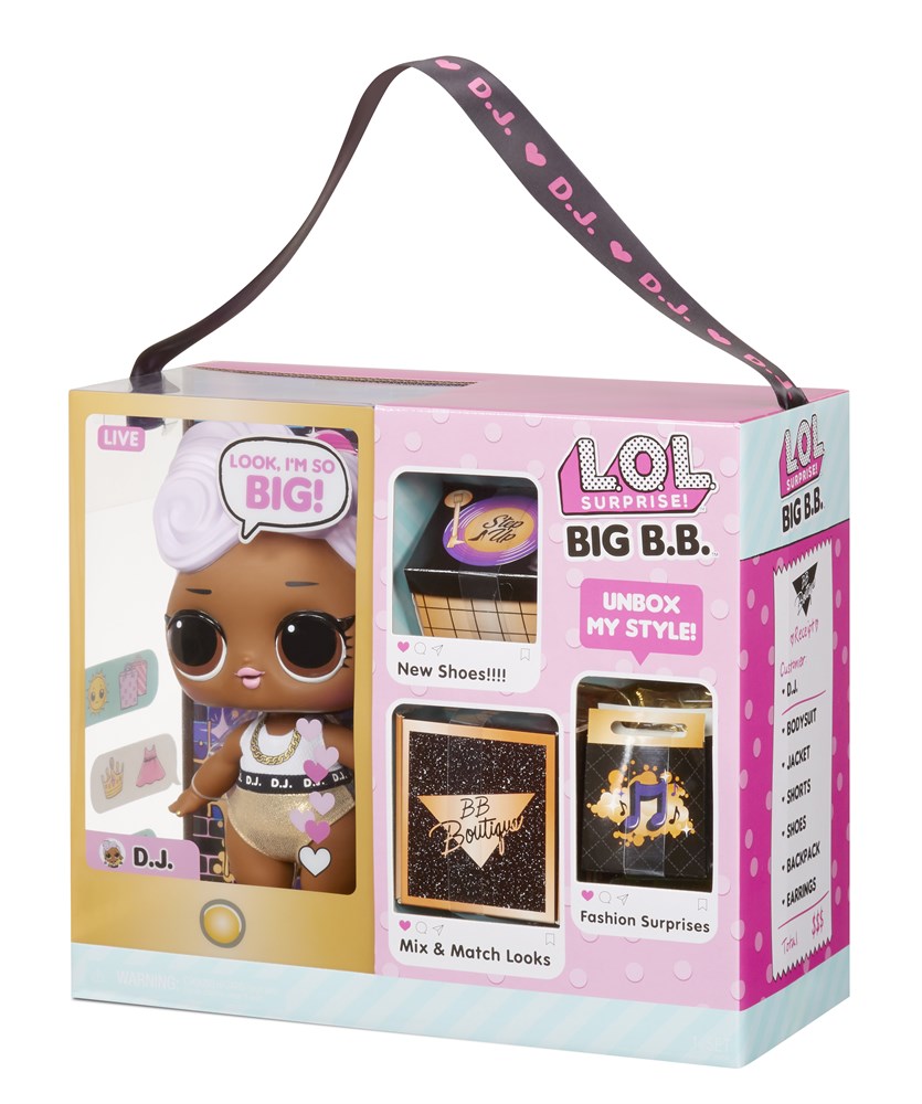 

Куклы L.O.L. Surprise Big B.B.Doll- D.J.