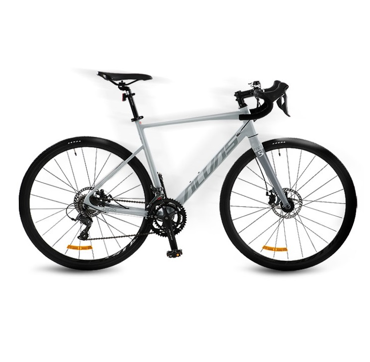 Шоссейный велосипед ALVAS CROSS COMP, 700C колеса, серый, р. M