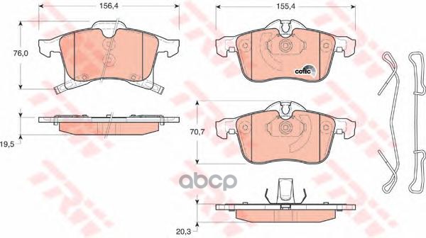 

Колодки дисковые п.\ Opel Astra 1.2i-1.9DTi/Meriva 1.4-1.7DTi 03> GDB1668 =1036 02