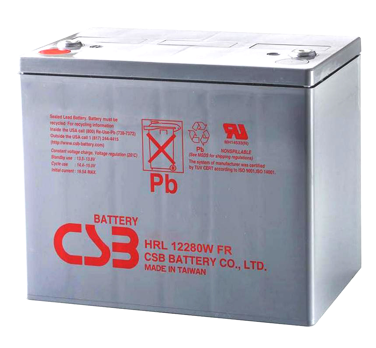 Аккумулятор для ИБП CSB HRL12280W FR 7.2 А/ч 12 В (HRL12280W FR)