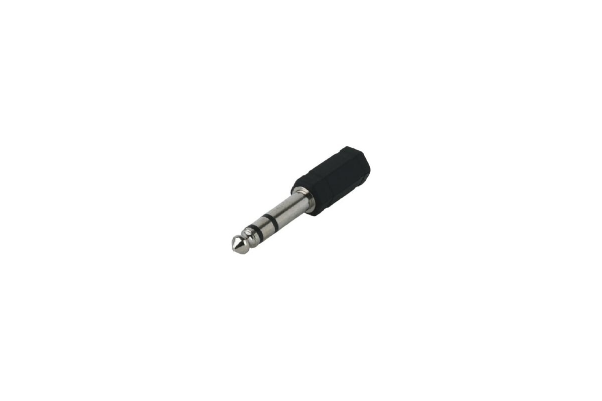 

Переходник Pro Legend Jack 6.3 mm вилка - Jack 3.5 mm розетка, аудио-стерео PL1063, Серый