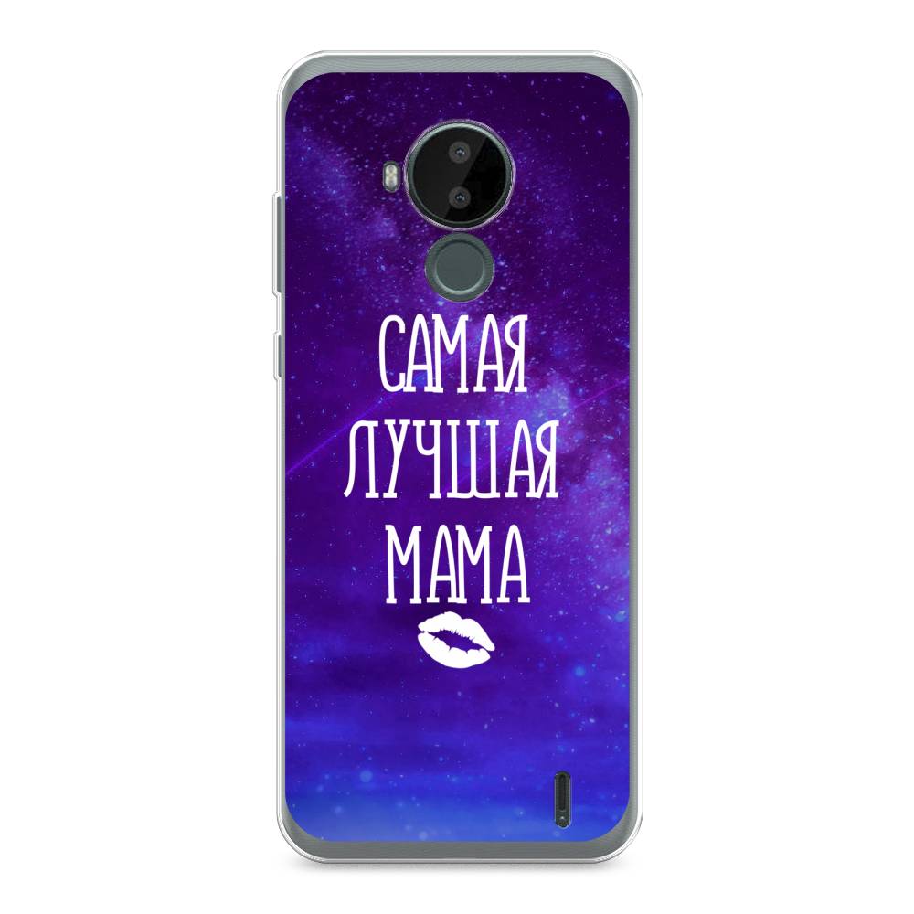 

Чехол Awog на Nokia C30 / Нокиа C30 "Лучшая мама", Фиолетовый;синий;белый, 124850-6