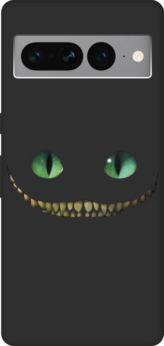 

Чехол на Google Pixel 7 Pro с 3D принтом "Cheshire Cat" черный, Черный;зеленый, 159188
