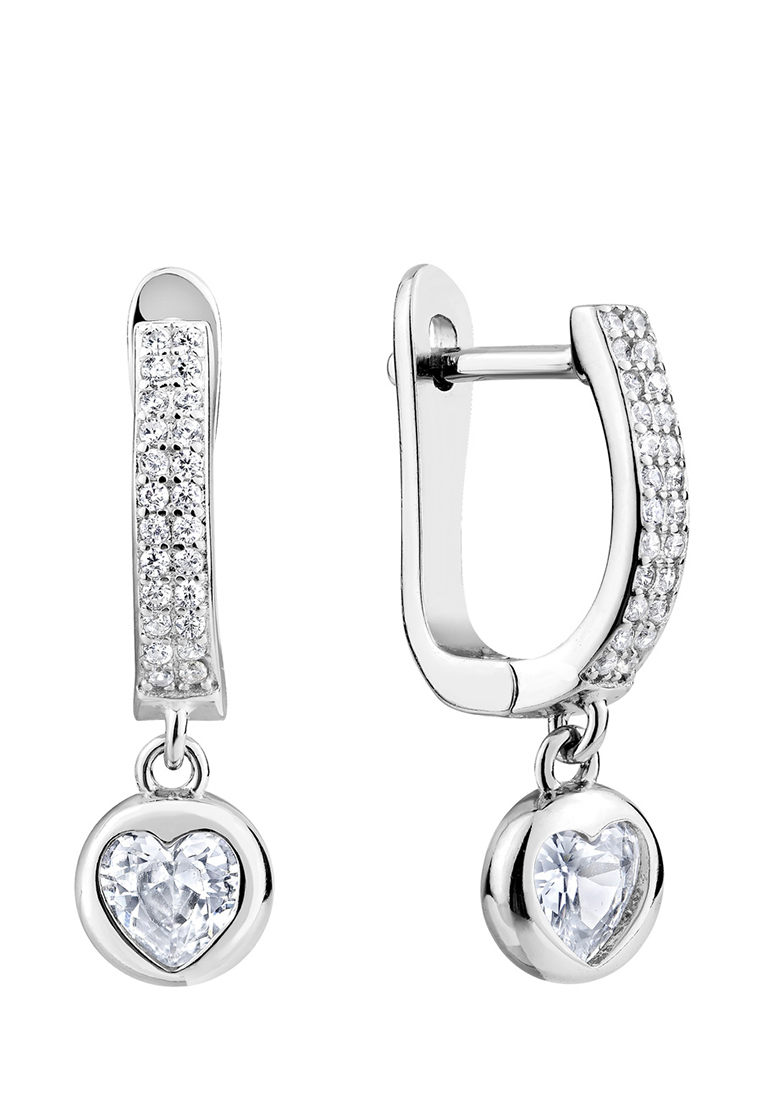 

Серьги подвески из серебра с фианитом Kari Jewelry СЛ-5361, СЛ-5361
