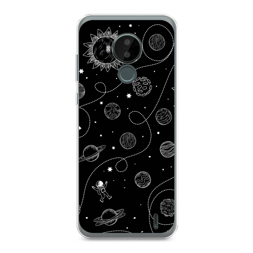 

Чехол Awog на Nokia C30 / Нокиа C30 "В невесомости", Бежевый, 124850-4