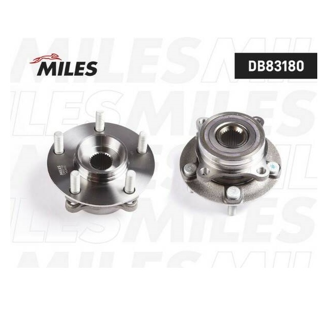 

MILES DB83180 Ступица колеса передняя с подшипником MITSUBISHI GRANDIS 04- (SKF VKBA7435)