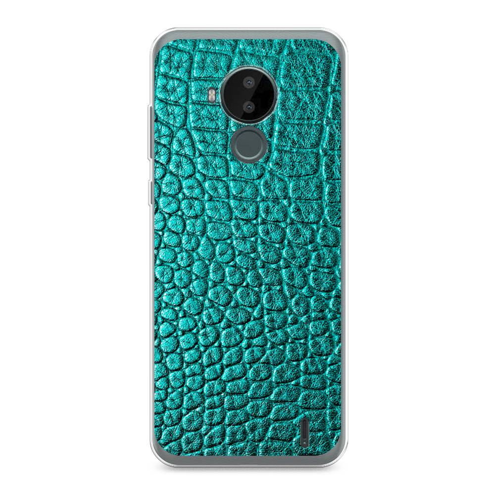 

Чехол Awog на Nokia C30 / Нокиа C30 "Бирюзовая змея", 124850-3
