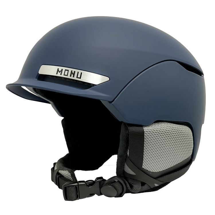 Шлем для лыж и сноуборда MONU HM011, цвет темно-синий, р. S