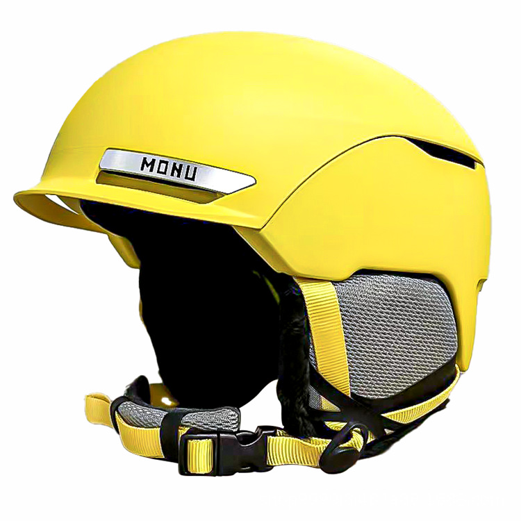 Шлем для лыж и сноуборда MONU HM011, цвет желтый, р. M