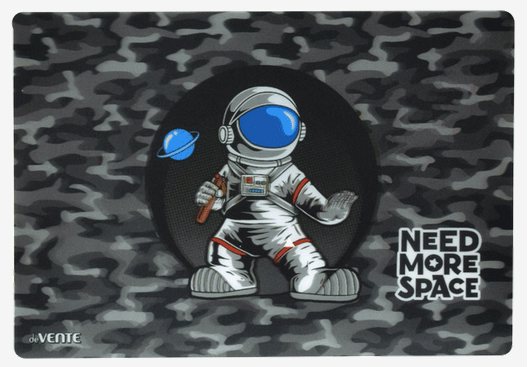 

Покрытие настольное deVente 23x33см 3D Need More Space 600мкм, Серый, 1765719
