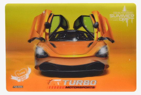 

Покрытие настольное deVente 23x33см 3D Turbo 600мкм, Желтый, 1765717