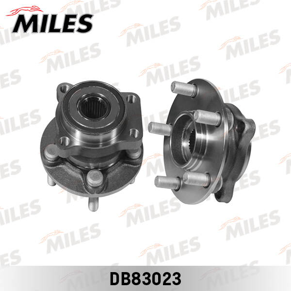 фото Miles db83023 ступица с подшипником передняя +abs, subaru forester iii/impreza iii/legacy