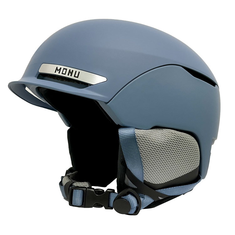 Шлем для лыж и сноуборда MONU HM011, цвет бледно-голубой, р. L