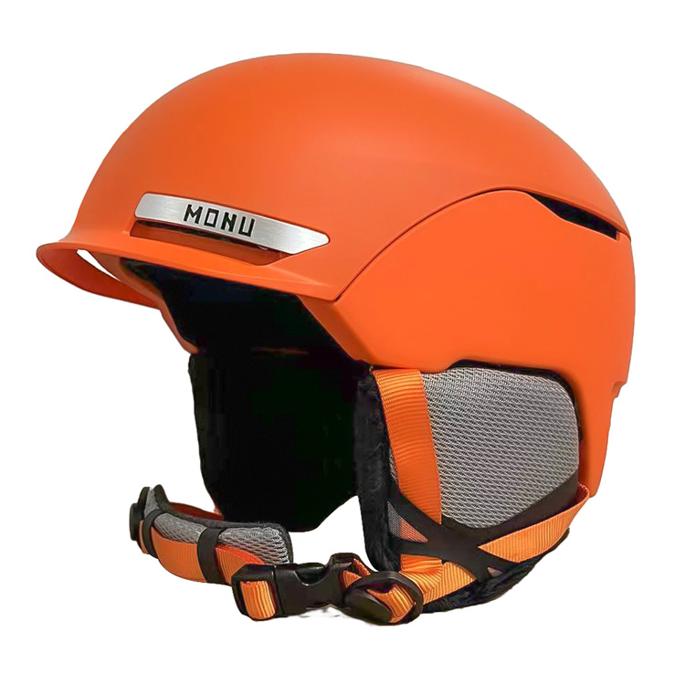 Шлем для лыж и сноуборда MONU HM011, цвет оранжевый, р. S