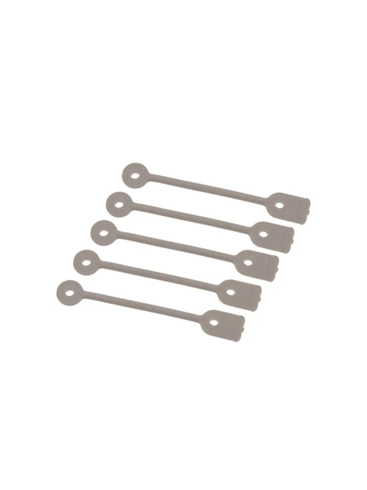 Хомуты для бигуди 8,5 см, пластик, прозрачные, 50 шт