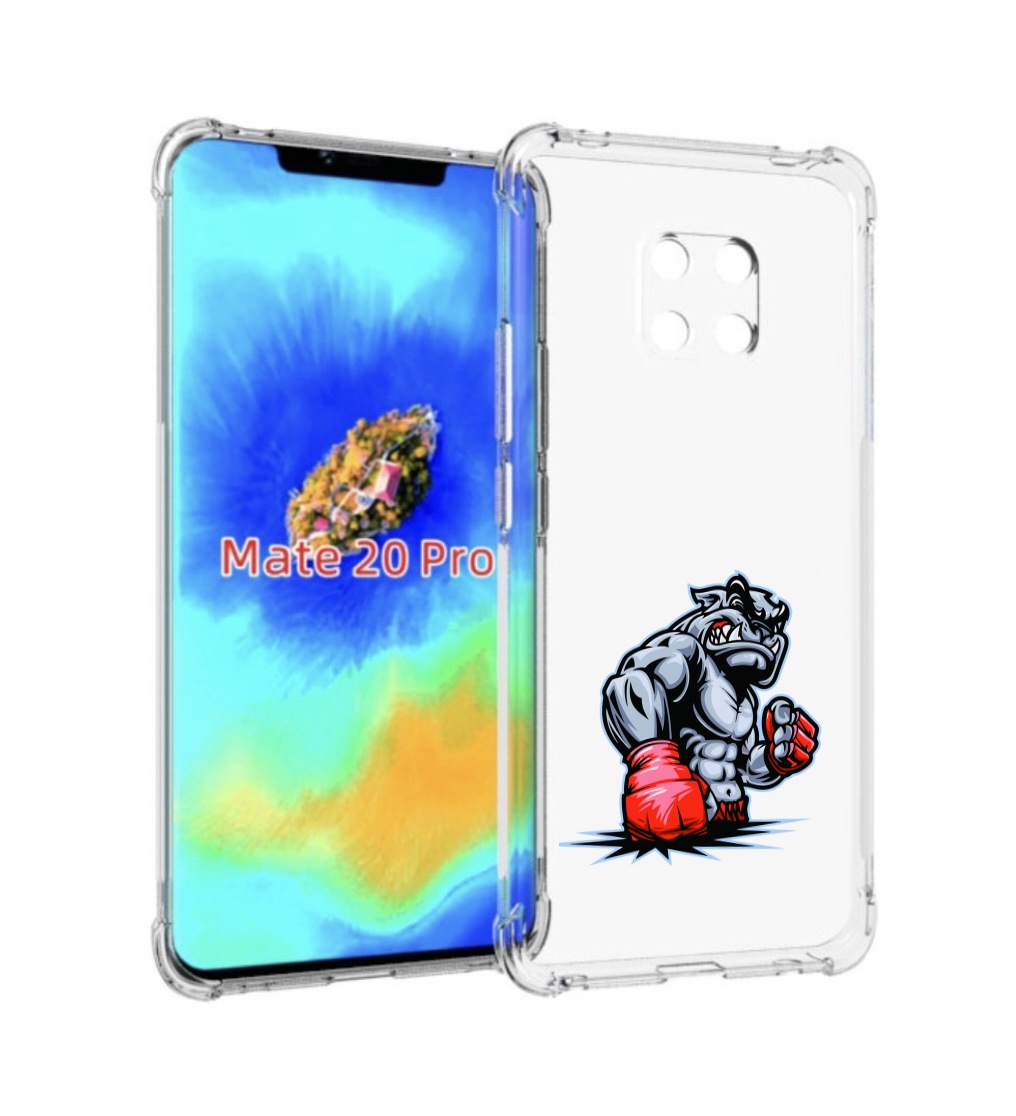 Чехол MyPads собака-боксер для Huawei Mate 20 Pro/Mate 20 RS 6.39