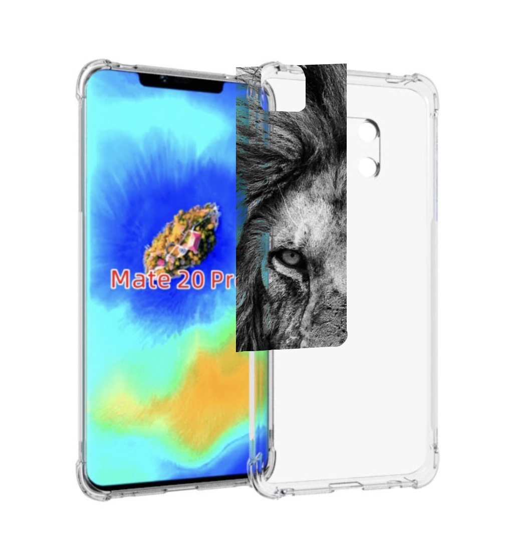 Чехол MyPads смуглый лев мужской для Huawei Mate 20 Pro/Mate 20 RS 6.39