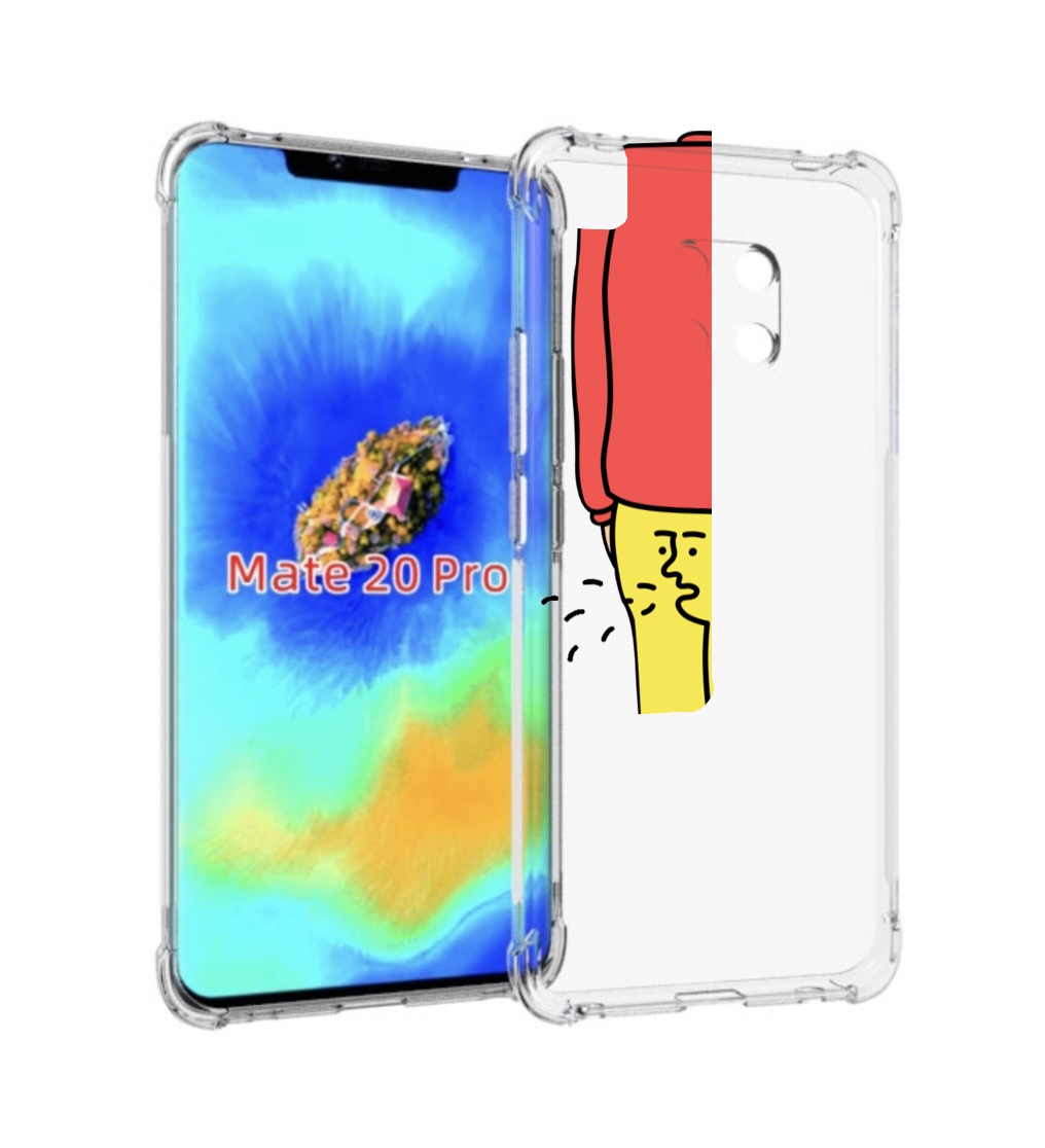 

Чехол MyPads смешной-мужчина для Huawei Mate 20 Pro/Mate 20 RS 6.39, Прозрачный, Tocco