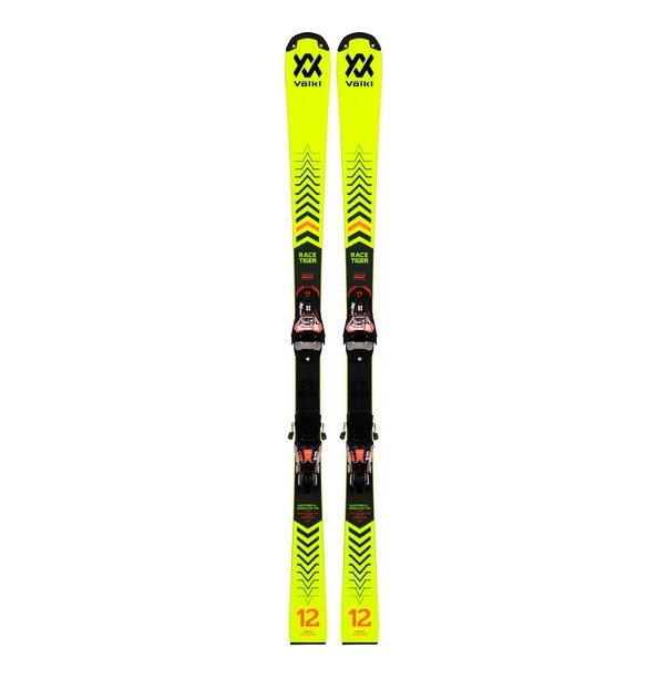 фото Горные лыжи volkl racetiger sl r jr w plate s + race junior 8 2022 yellow/black, 129 см