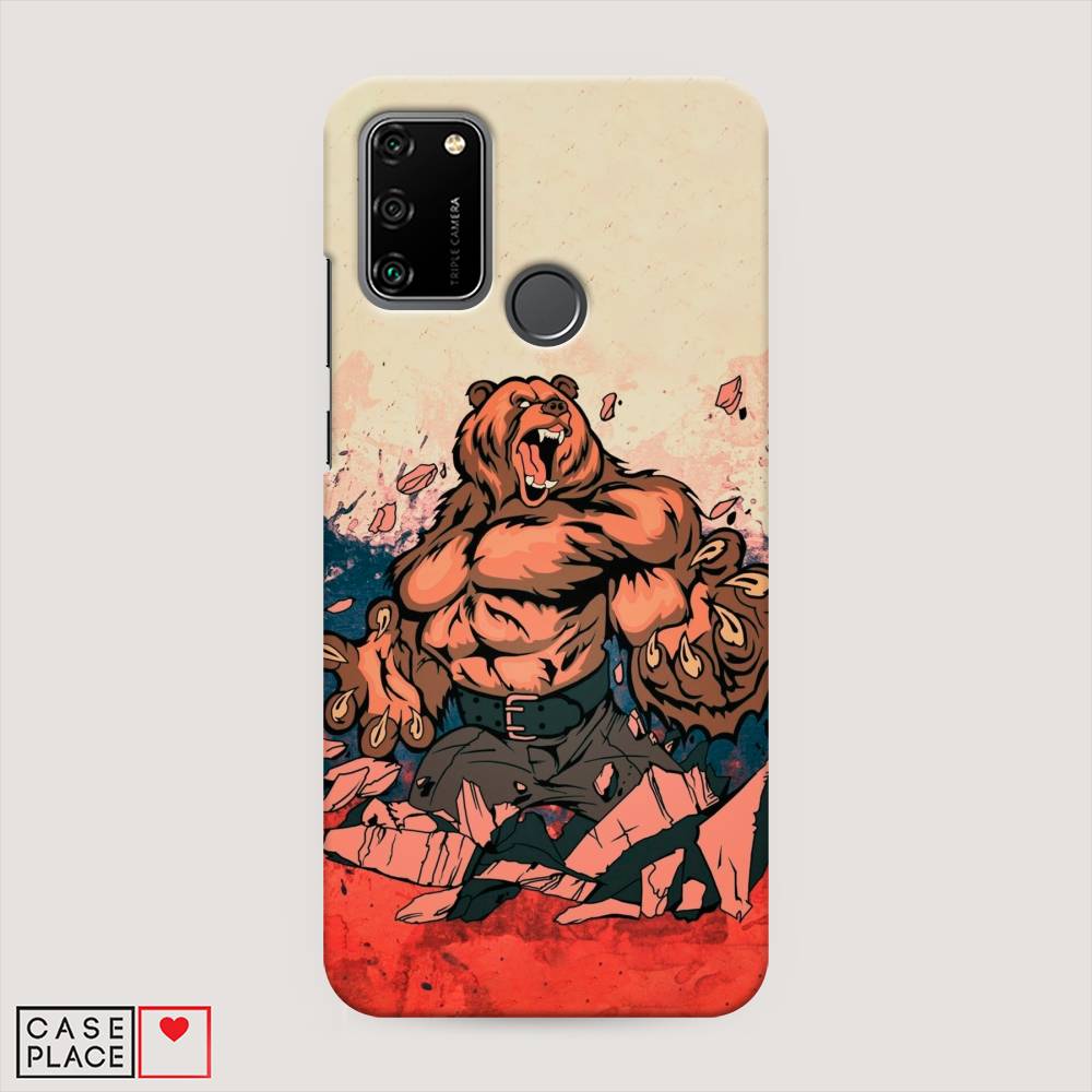 

Чехол Awog "Медведь с флагом РФ" для Honor 9A, 612320-1
