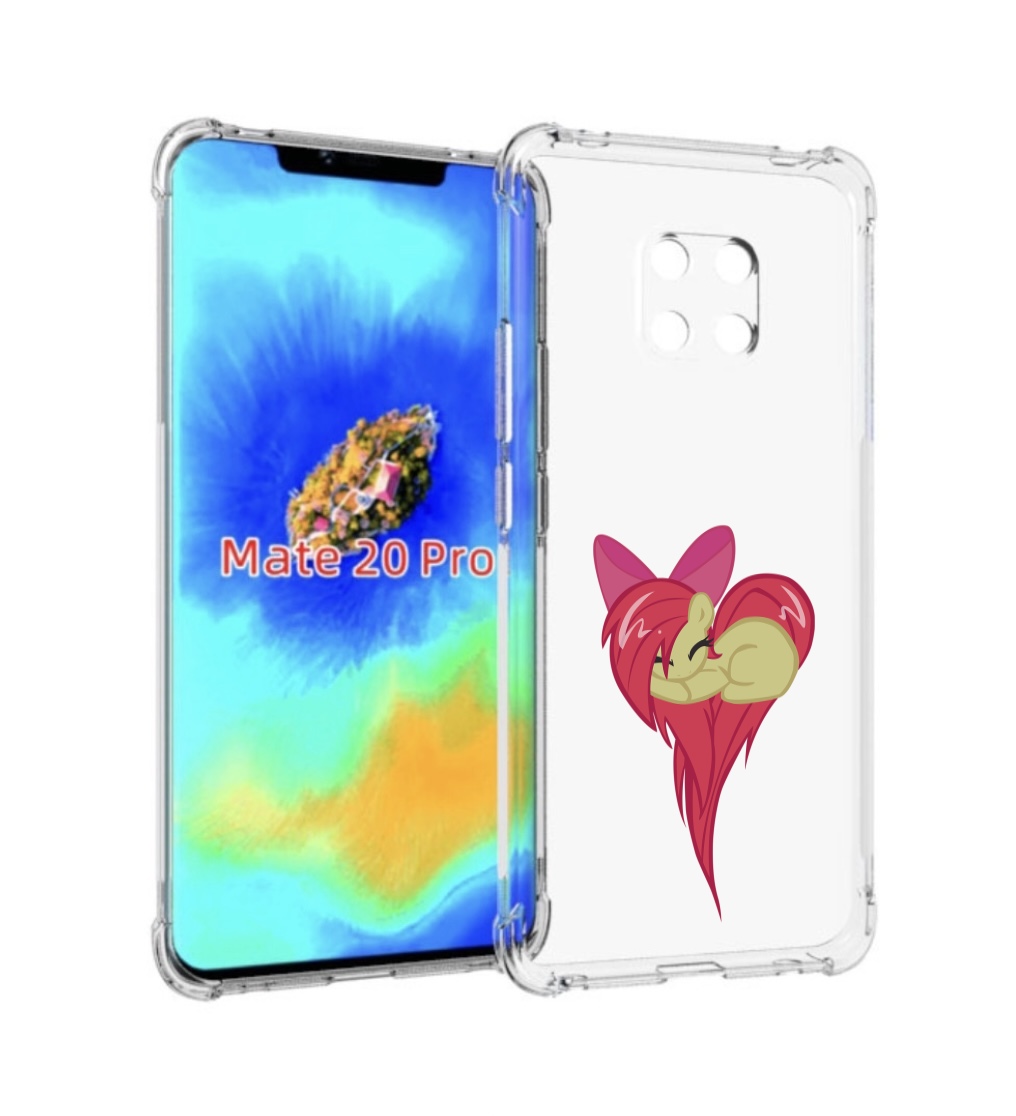 

Чехол MyPads сердце-из-пони для Huawei Mate 20 Pro/Mate 20 RS 6.39, Прозрачный, Tocco