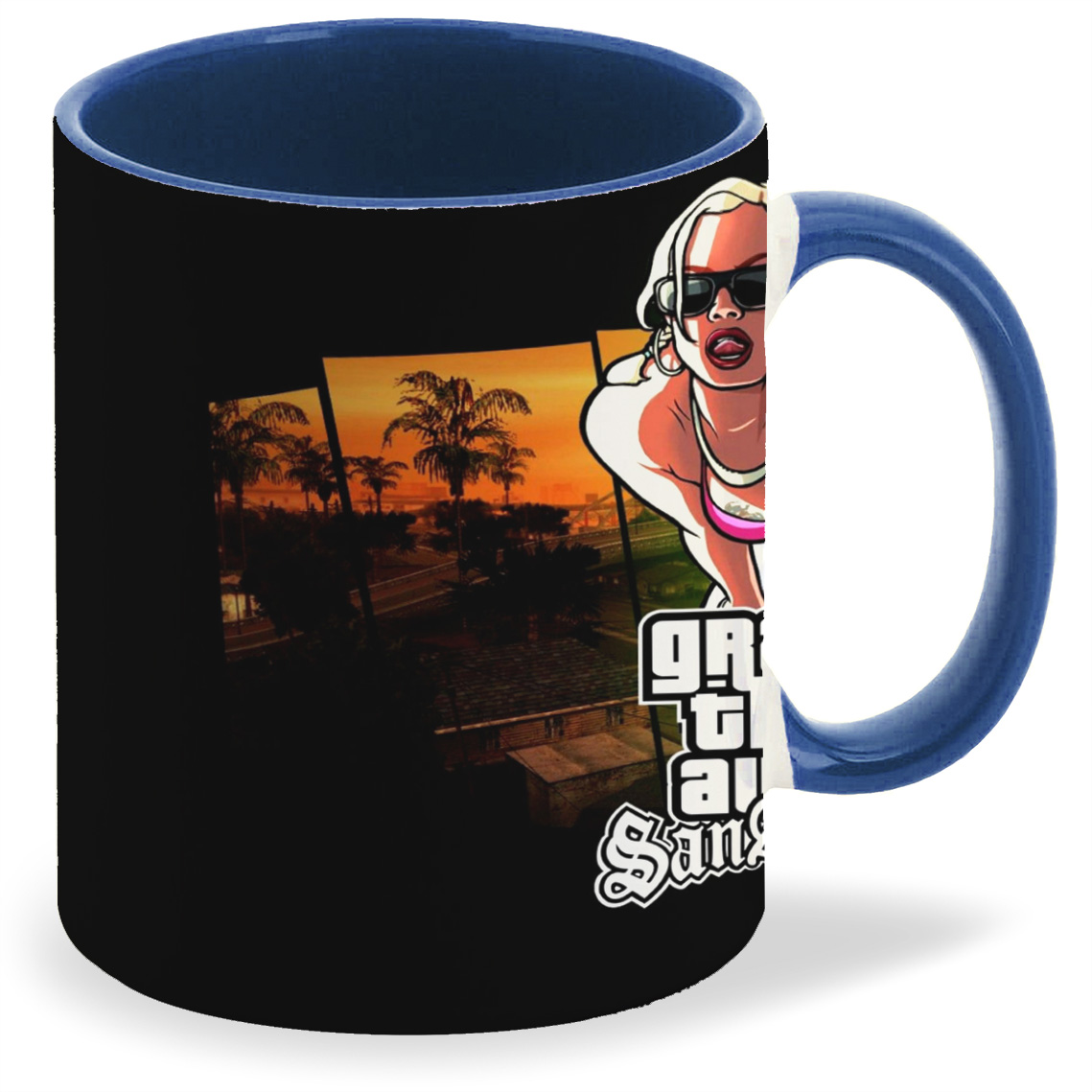

Кружка CoolPodarok Grand theft Auto GTA Гта (девушка и лого), Grand theft Auto GTA Гта (девушка и лого)