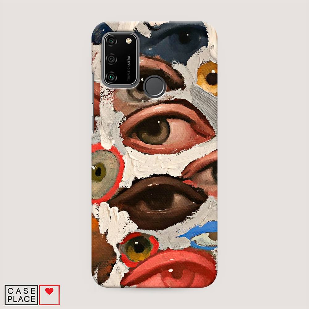 

Чехол Awog "Глаза масляная живопись" для Honor 9A, 612320-5