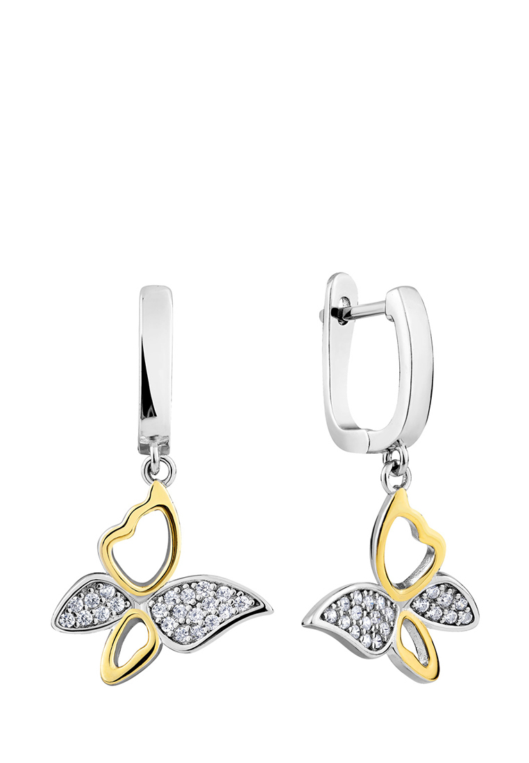

Серьги подвески из серебра с фианитом Kari Jewelry СЛ-5279, СЛ-5279