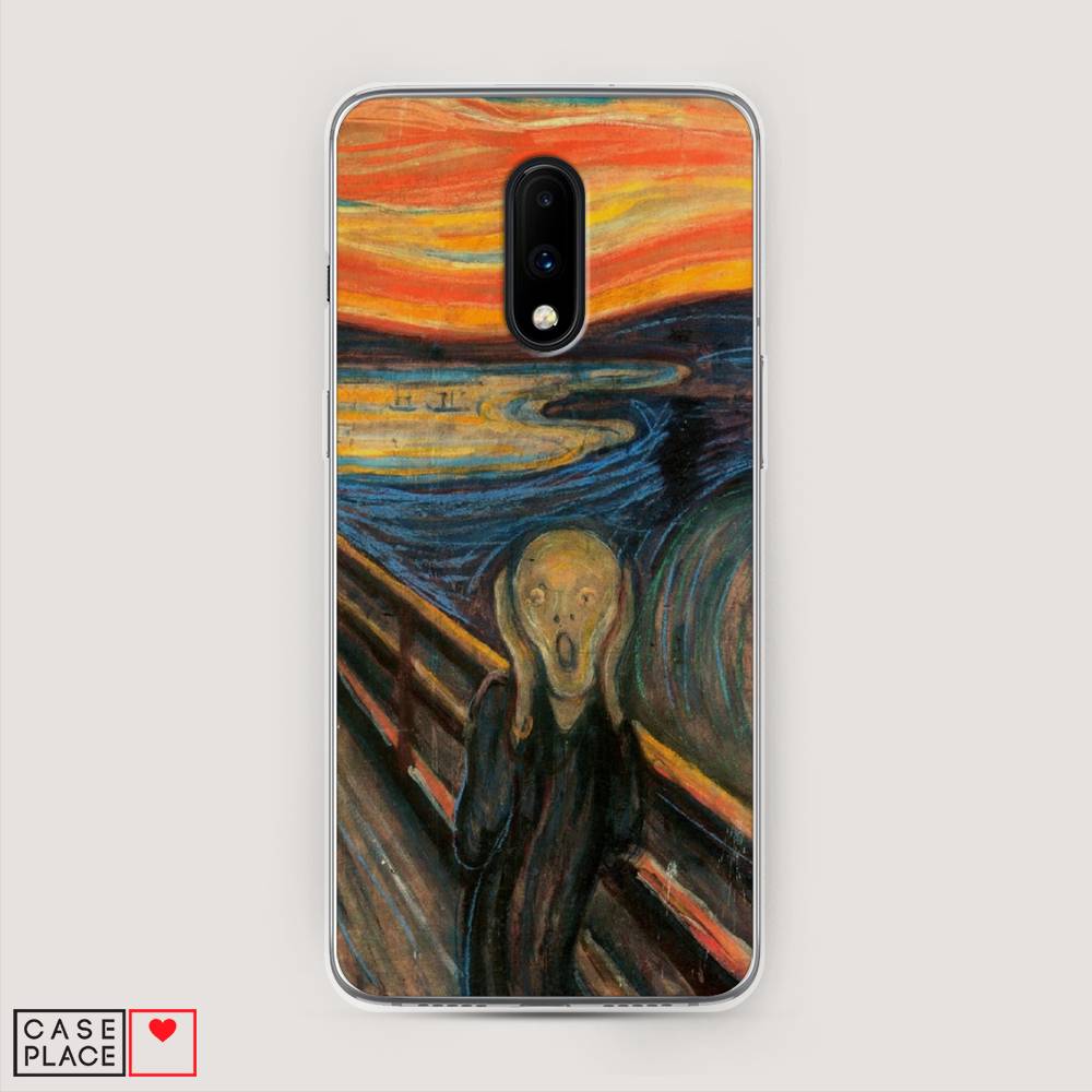

Чехол Awog на OnePlus 7 / ВанПлас 7 "Крик", Оранжевый;синий;серый, 150750-9