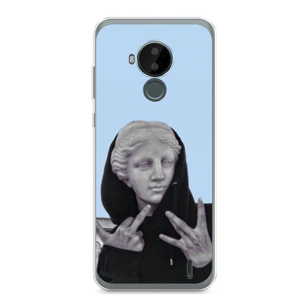 

Чехол Awog на Nokia C30 / Нокиа C30 "SWAG статуя", Голубой, 124850-9
